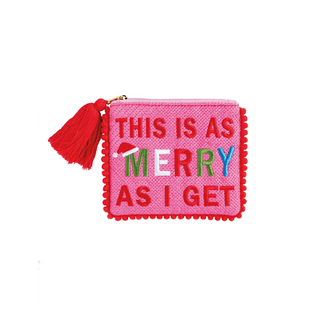 Merry As I Get PomPom Pouch