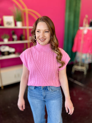 Cotton Candy Pink Sweater