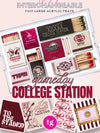 Gameday College Station Tray Inserts