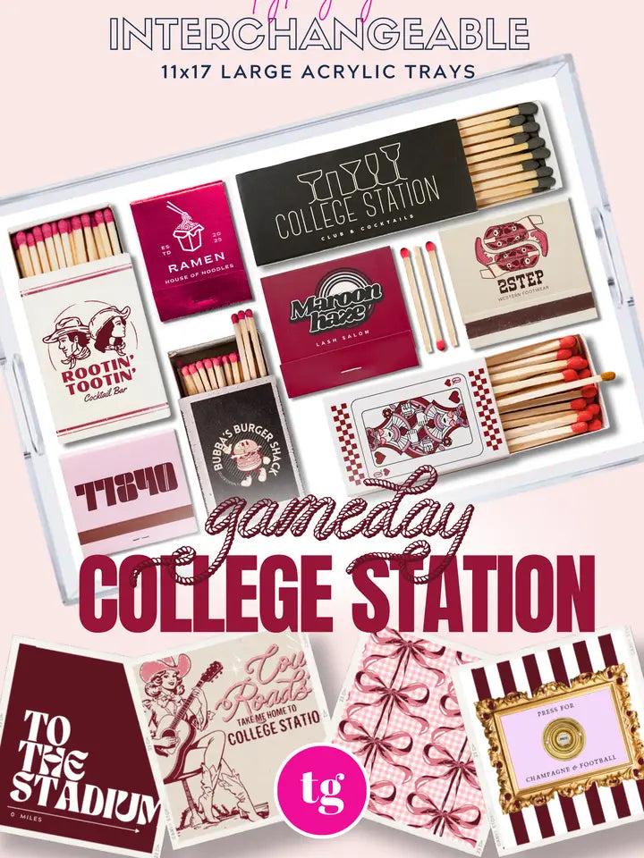 Gameday College Station Tray Inserts