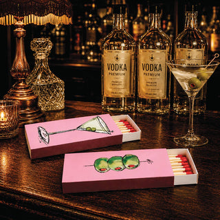 Pink Martini & Olive Matchbox