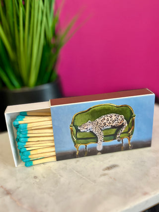 Sleeping Cheetah Matchbox