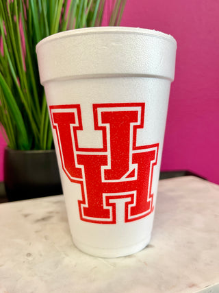 Uof H Cougars Styrofoam Cups