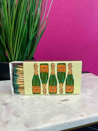 Multiple Champagne Bottles Matchbox