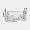 Silver & Clear Rectangle Purse