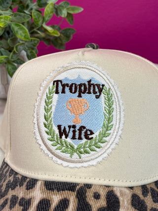 Trophy Wife Leopard Baseball Hat