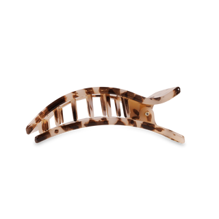 Blonde Tortoise Medium Flat Rectangle Teleties Clip