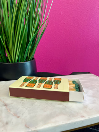 Multiple Champagne Bottles Matchbox