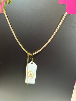 Crystal Tennis Style Necklace