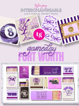 Gameday Ft Worth Trinket Tray Insert Set