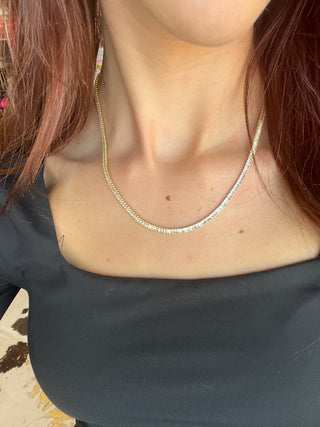 Crystal Tennis Style Necklace