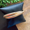 Gold Snake Stretch 2 Bracelet Set