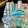 Blue Tone Tiny Bead Bracelet Set