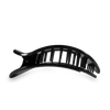 Jet Black Large Flat Round Teleties Clip