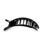 Jet Black Large Flat Round Teleties Clip