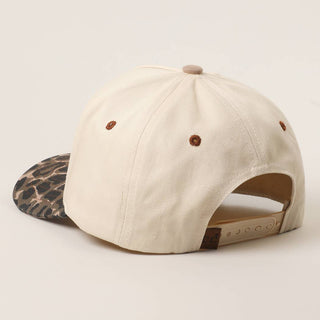 Leopard Too Pretty Embroidery Baseball Hat