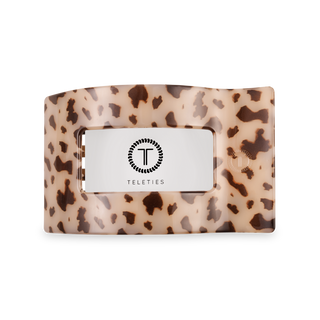 Blonde Tortoise Medium Flat Rectangle Teleties Clip