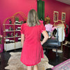 Annie Washed Red Denim Dress