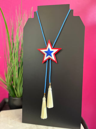 Firecracker Star Boho Necklace