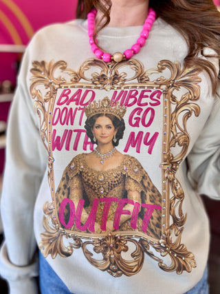 Bad Vibes Bling Crewneck