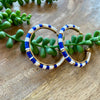 Royal Blue & White Gameday Hoops