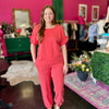 Coral Essentials Round Neck Top