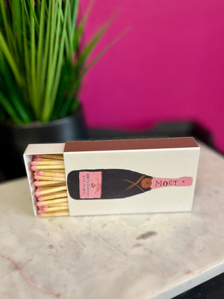 Pink Moet Champagne Matchbox