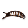 Tortoise Large Flat Round Teleties Clip