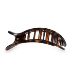 Tortoise Large Flat Round Teleties Clip