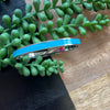 Turq & Silver Bangle Bracelet