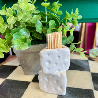 Blocks of Cheese Toothpick Holders