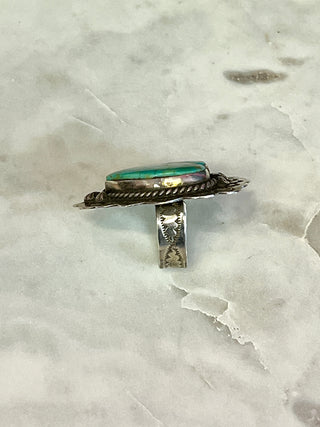 Authentic Turquoise Heart Ring