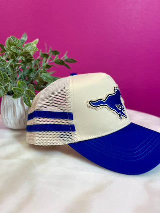Mustang Royal Side Striped Baseball Hat