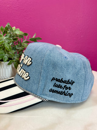 Running on Rodeo Time Baseball Hat