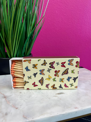 Multi Color Butterfly Matchbox