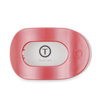 Calming Coral Large Flat Round Teleties Clip