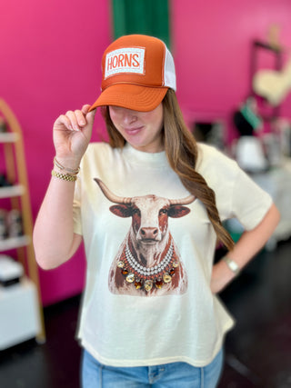 PRE-ORDER Big Bling Texas Longhorn Graphic Tee
