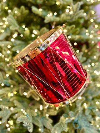 Large Red Drum Ornament
