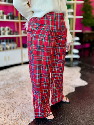 Red Tartan Plaid Pants