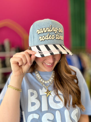 Running on Rodeo Time Baseball Hat