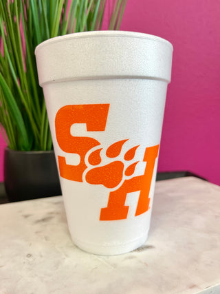 Sam Houston Go Bearcats Styrofoam Cups