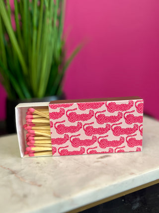 Pink Cheetah Matchbox