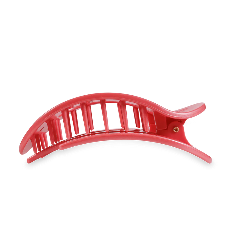 Calming Coral Large Flat Round Teleties Clip