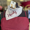 White Howdy Frilly Bandana Scarf