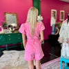 Bubblegum Pink Zip Up Romper
