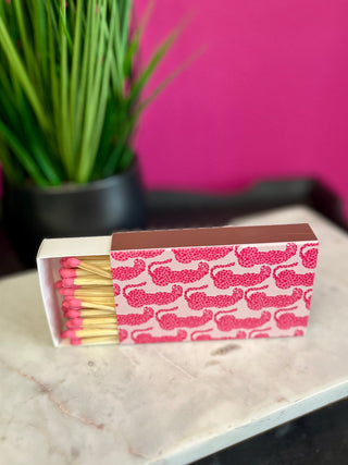 Pink Cheetah Matchbox
