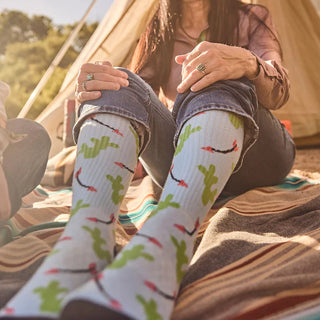 Cowboy Compass Boot Sock By Lucky Chuck