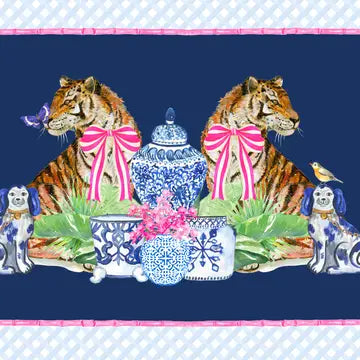 Chinoiserie Trinket Tray Insert Set-5