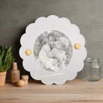 Circle Scallop Acrylic Mini Frame