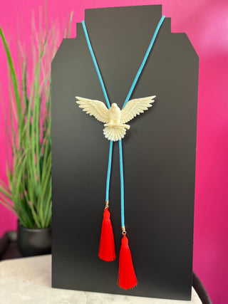 Ivory Eagle Boho Necklace